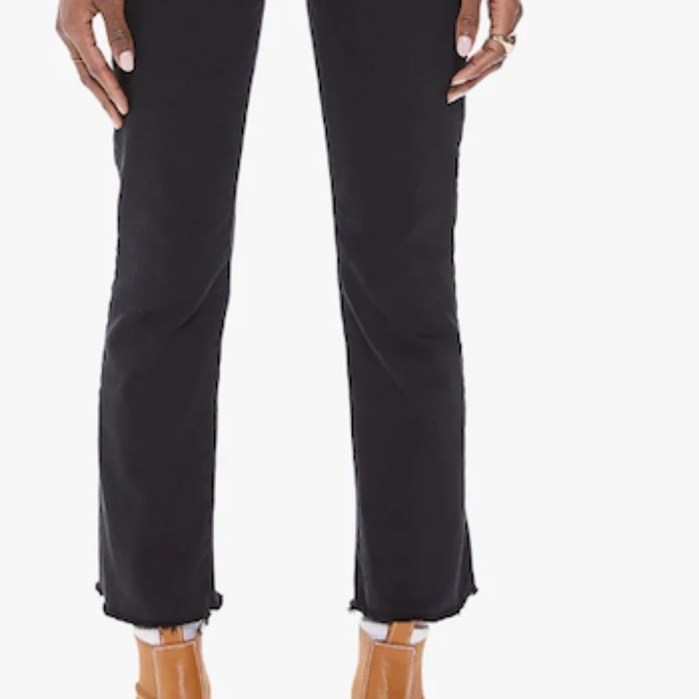MOTHER - Rascal Ankle Fray 25 Blk - Picture 2 of 6